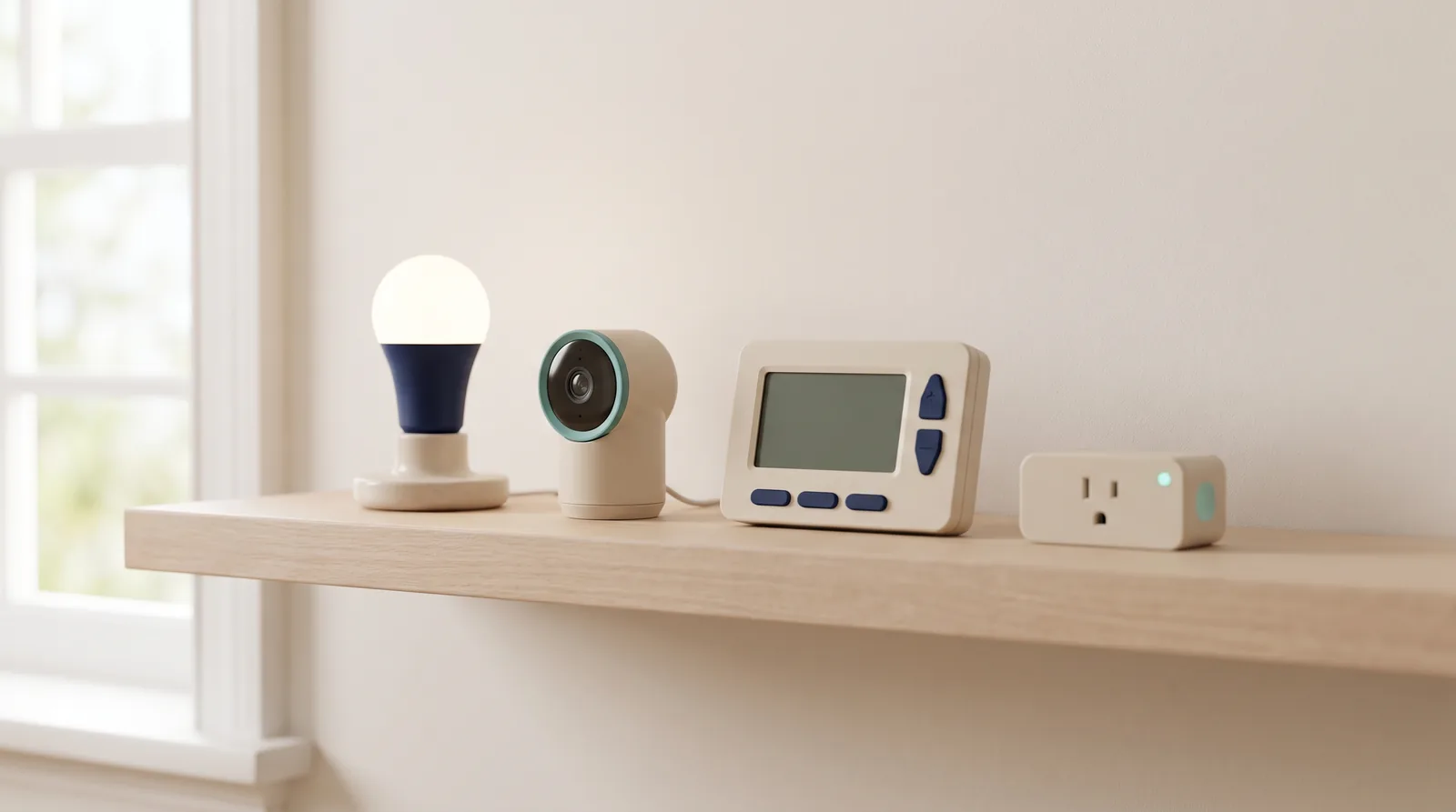 Objets connectés d'un logement regroupés sur un réseau séparé